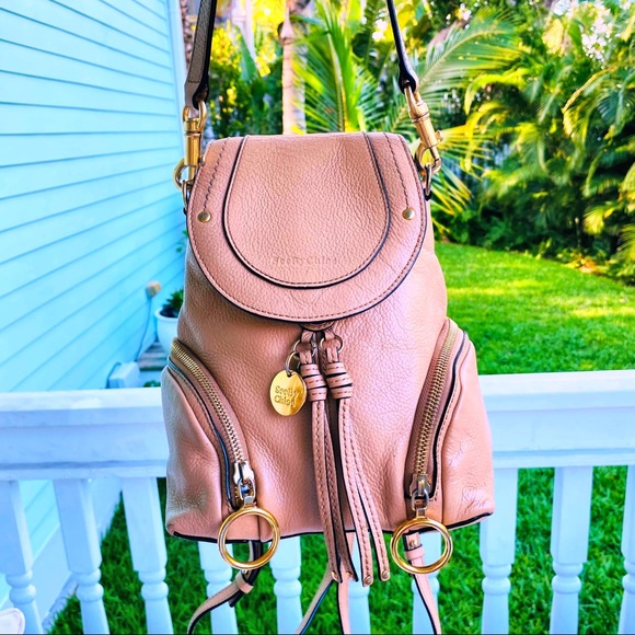 See By Chloe Nude Olga Backpack EUC - Picture 7 of 16